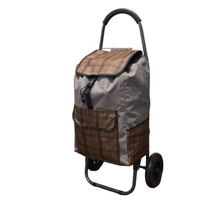 Carucior de piata pliabil, Naimeed D4947, 2 roti, 49 L, Maro