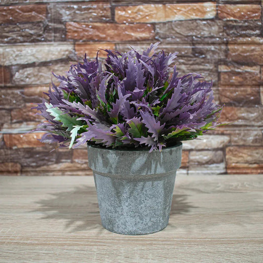 Planta Artificiala cu Ghiveci, D4955, Mov