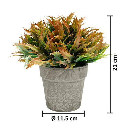 Planta Artificiala cu Ghiveci, D4955, Portocaliu