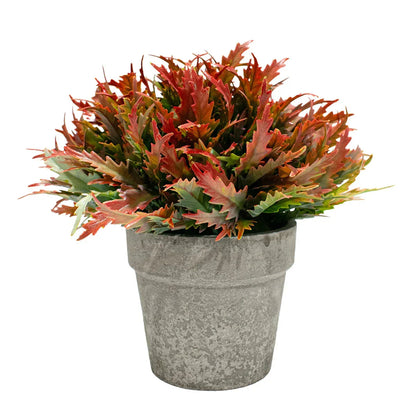 Planta Artificiala cu Ghiveci, D4955, Rosu
