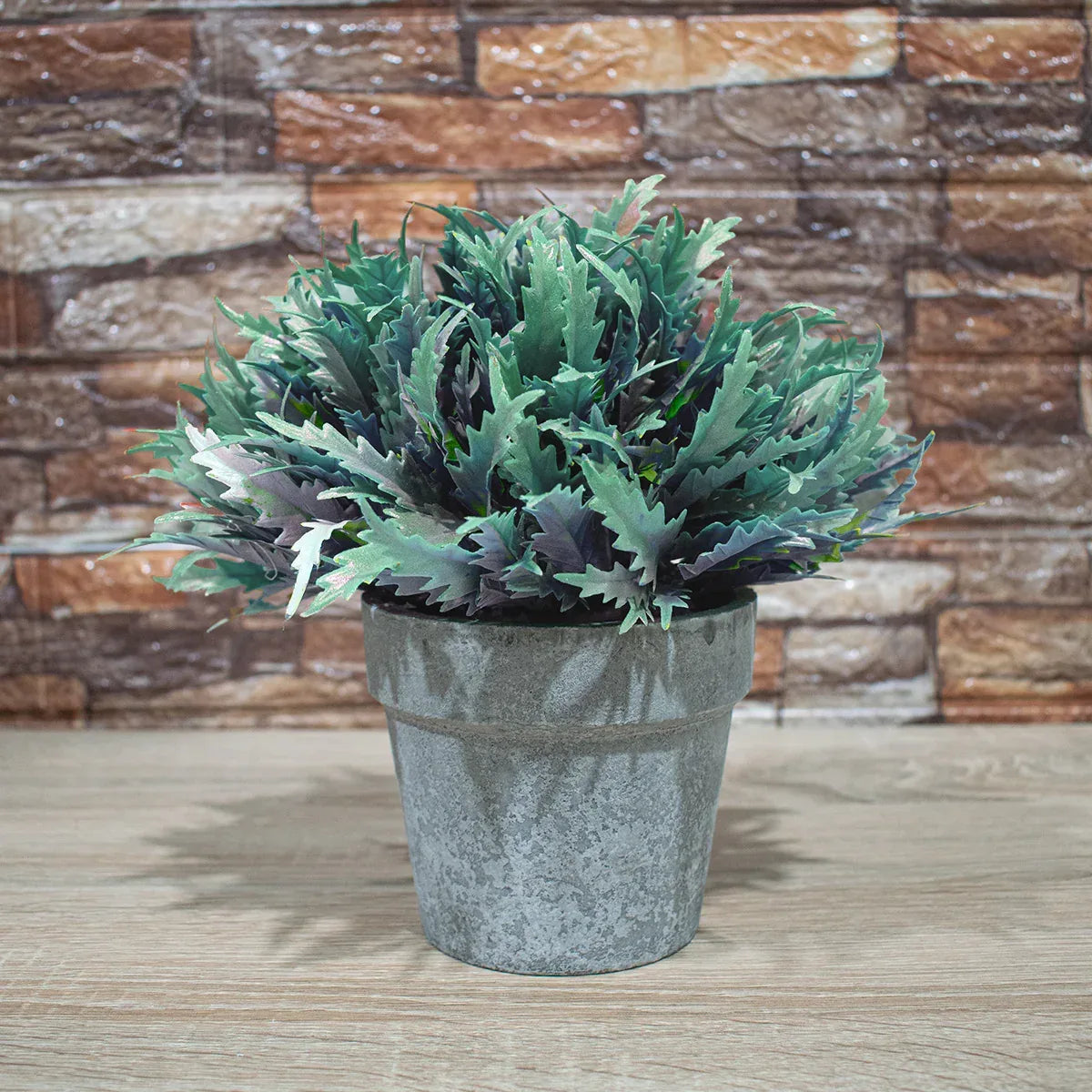 Planta Artificiala cu Ghiveci, D4955, Turcoaz