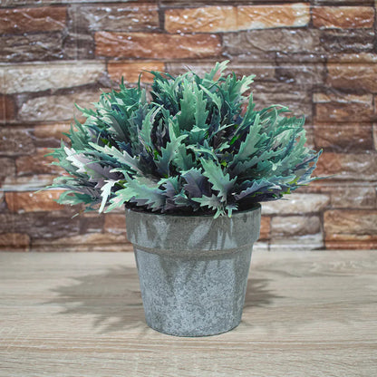 Planta Artificiala cu Ghiveci, D4955, Turcoaz