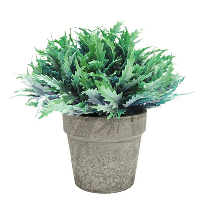 Planta Artificiala cu Ghiveci, D4955, Turcoaz