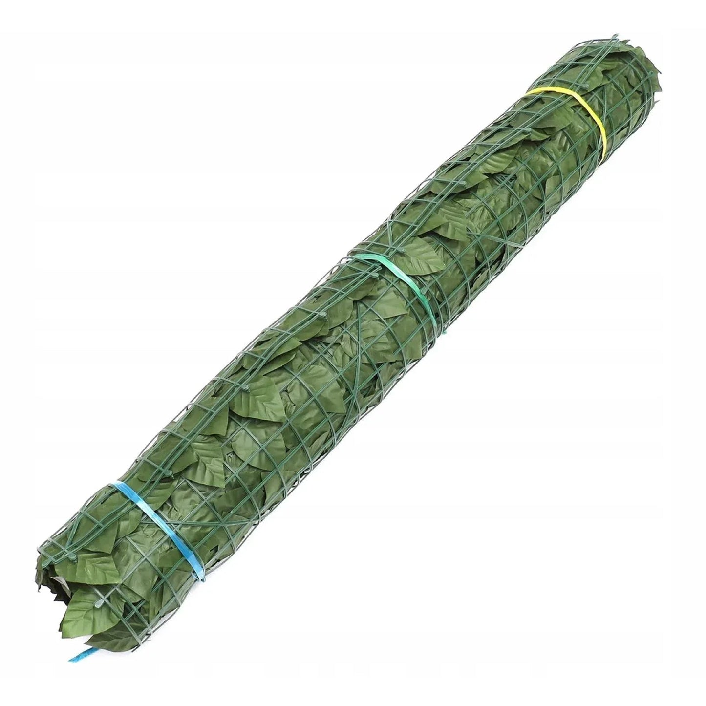 Plasa gard, frunze artificiale, Naimeed D7218, paravan pentru balcon, terasa si gard, 100x300 cm, Verde