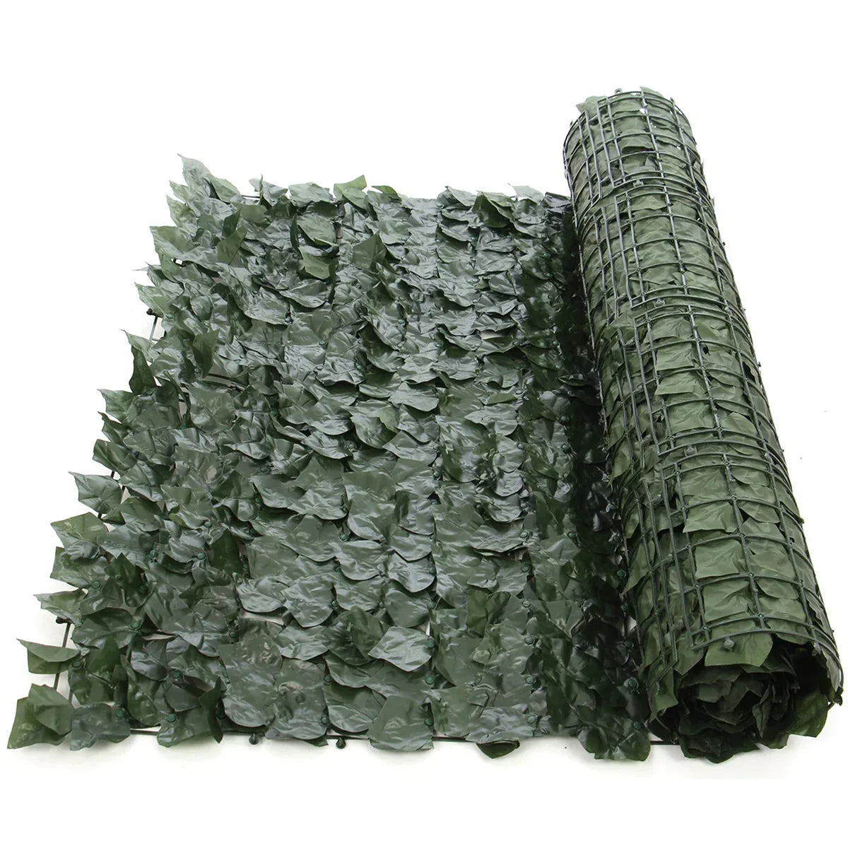Plasa gard, frunze artificiale, Naimeed D4959, Iedera, paravan pentru balcon, terasa si gard, Verde