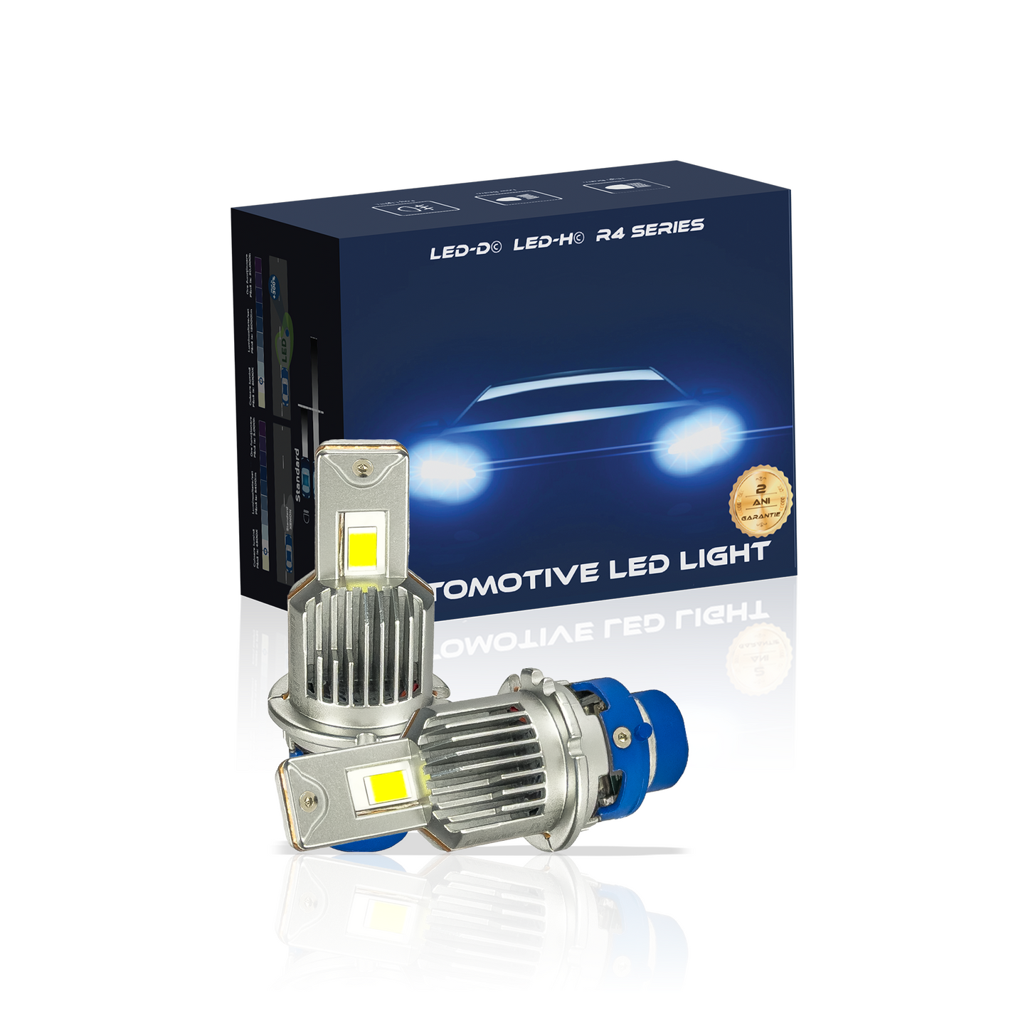 Kit LED D4S | D4R LUSMAR™ LED-D© 6000k 10000 lumeni 70W / set Canbus - fara eroare - off-road