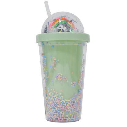 Pahar cu capac, Naimeed D5021, Verde