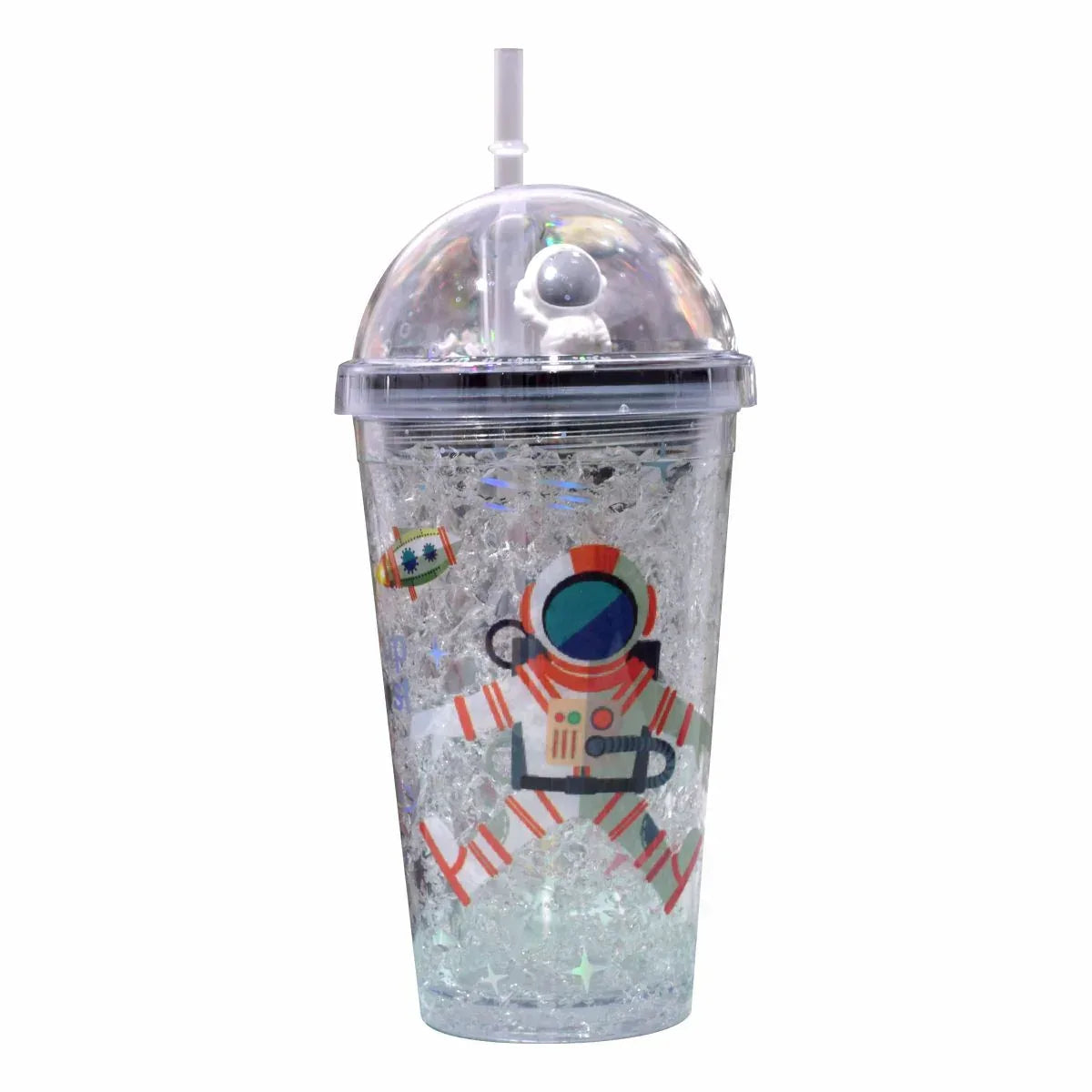 Pahar cu capac, Naimeed D5023 , Astronaut-Portocaliu