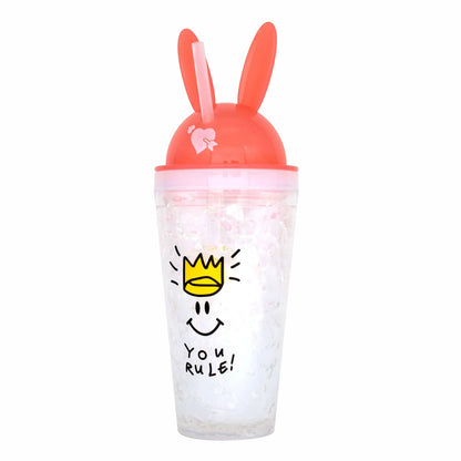Pahar cu capac, Frosty Mug, Naimeed D5025, Iepure-Alb