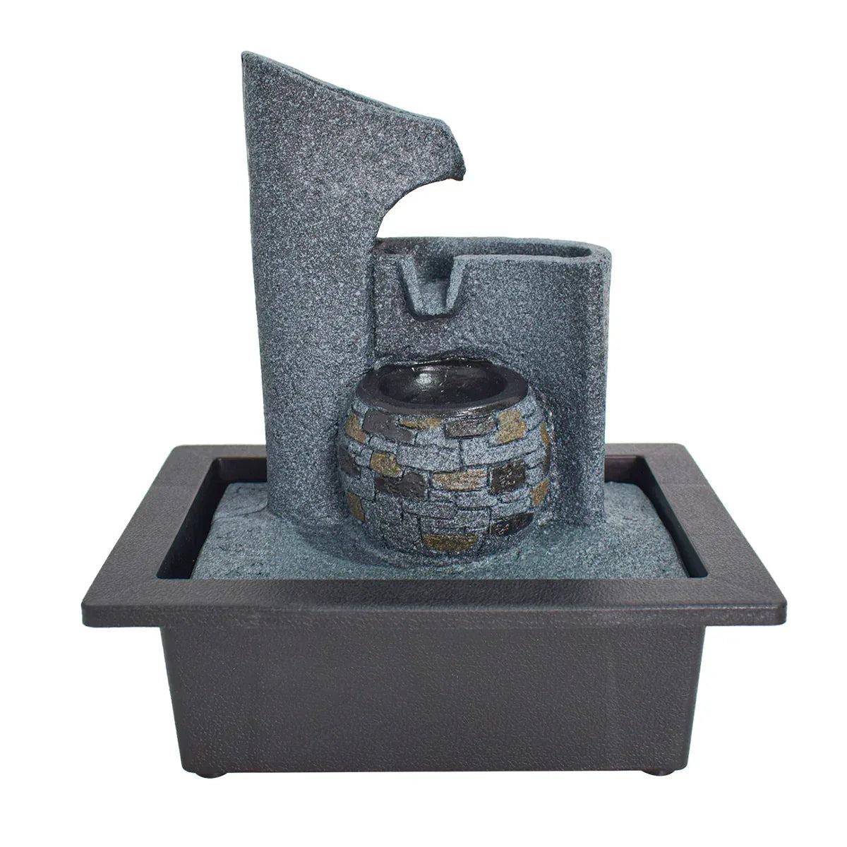 Fantana arteziana, Feng Shui, LED, pompa submersibila, Naimeed D5061, 23x17x27cm