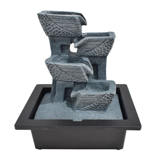 Fantana arteziana, Feng Shui, LED, pompa submersibila, Naimeed D5065, 23x18x27cm
