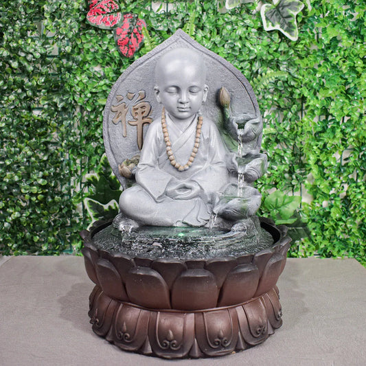 Fantana arteziana, Feng Shui, LED, pompa submersibila, Naimeed D5071, 26x26x39cm
