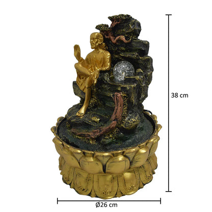 Fantana arteziana, Feng Shui, LED, pompa submersibila, Naimeed D5073, 26x26x38cm
