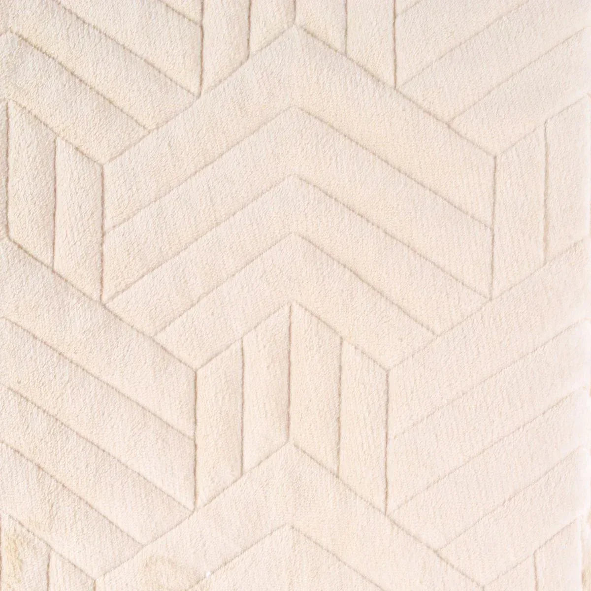 Cuvertura Canapea, Naimeed D5117L, 70x240cm, poliester, pufoasa, matlasata, Crem