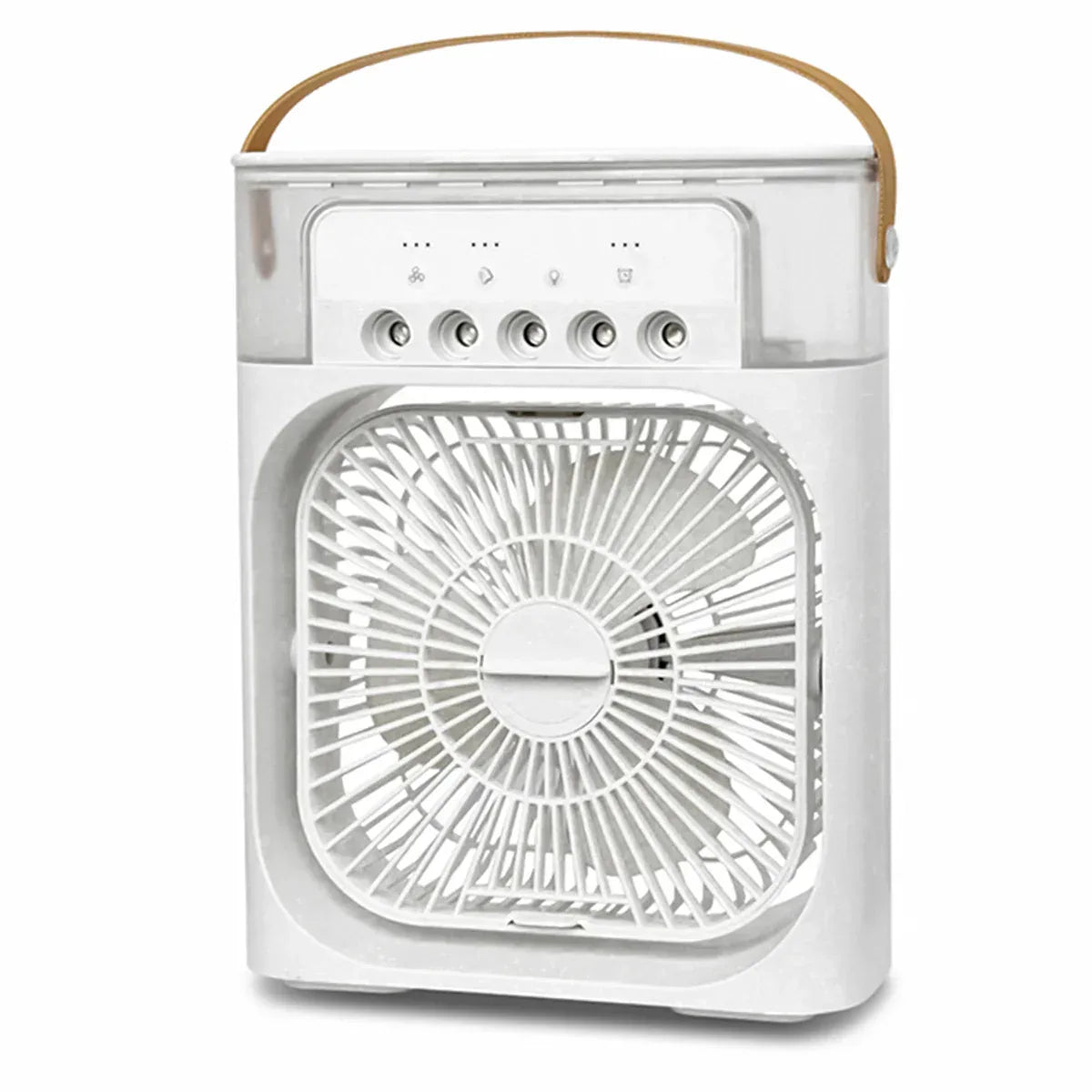 Ventilator, umidificator, Naimeed D5120, alimentare USB, Alb