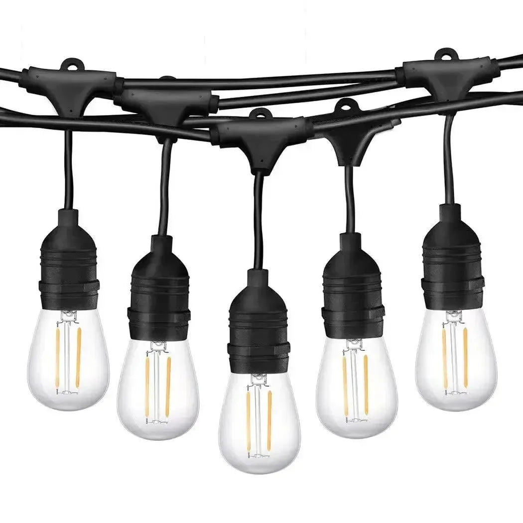 Ghirlanda luminoasa, decorativa, interconectabila, Naimeed D6122, 10m, 10 Becuri LED, Lumina Alb Cald