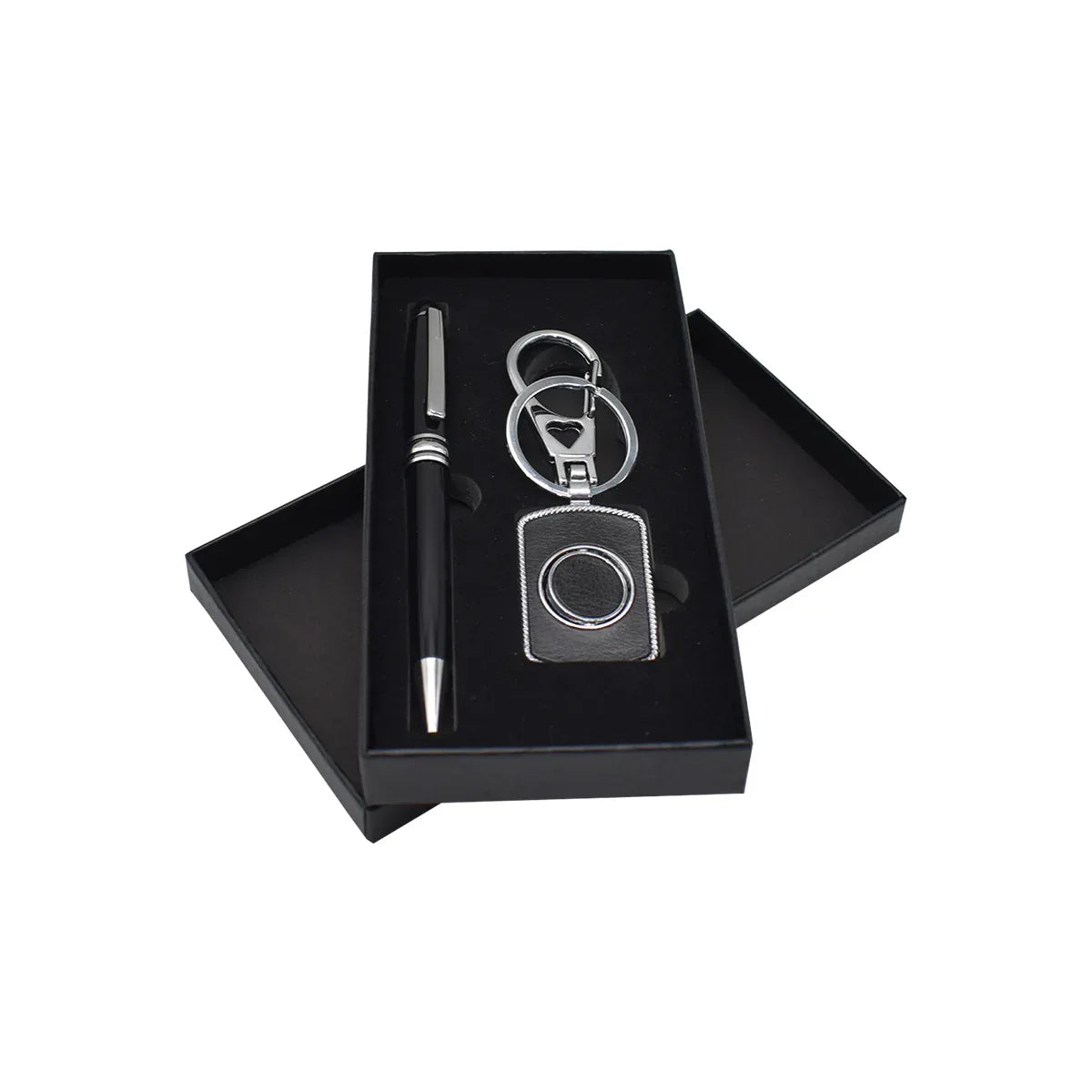 Set 2 piese, Naimeed D5245, breloc, pix, elegant, Negru