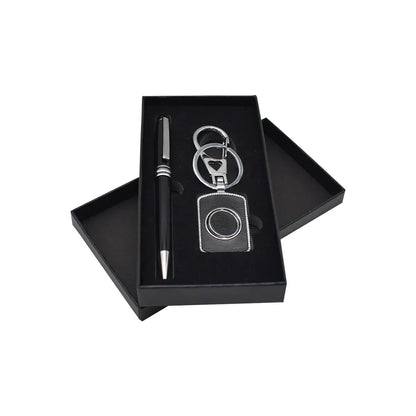Set 2 piese, Naimeed D5245, breloc, pix, elegant, Negru