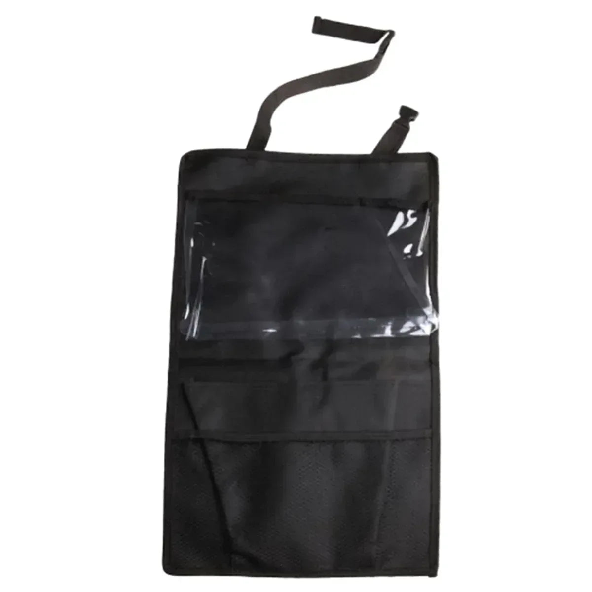 Organizator auto, suport tableta, Naimeed D5147, 3 buzunare, montare pe spatele scaunului, Negru