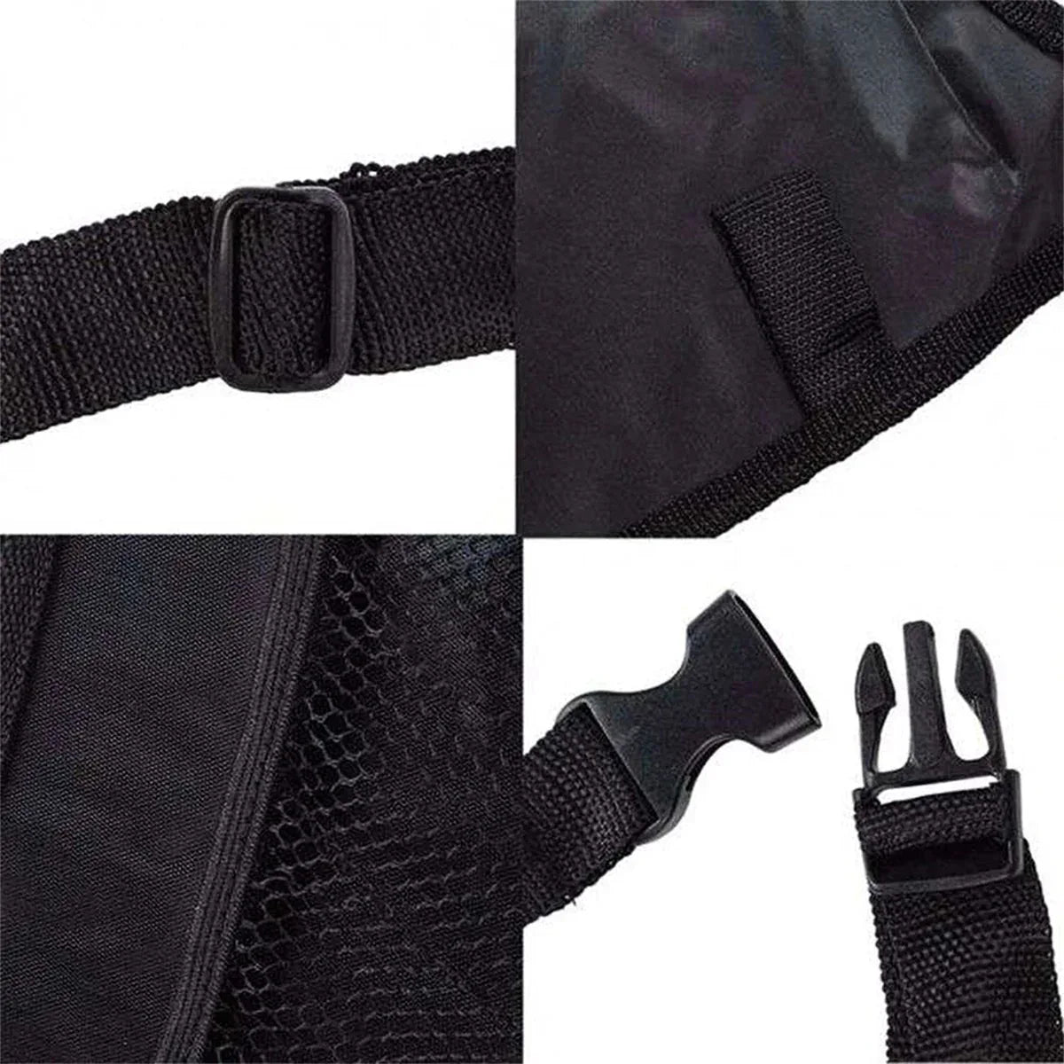 Organizator auto, suport tableta, Naimeed D5147, 3 buzunare, montare pe spatele scaunului, Negru