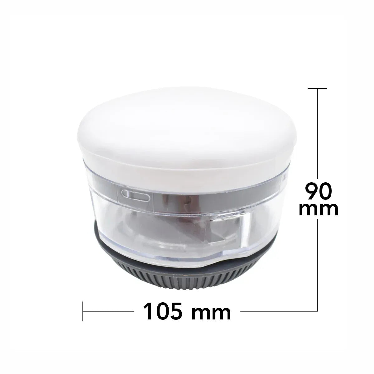 Mini Tocator Manual, pentru Usturoi, Legume, Naimeed D5161, Alb