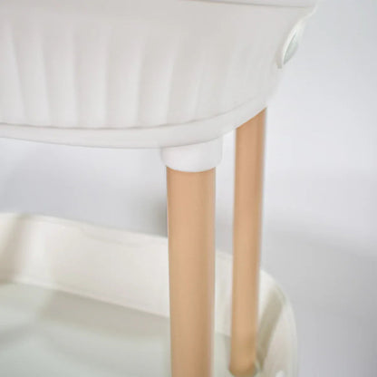 Raft multifunctional, 4 niveluri, Naimeed D5287, Alb, 45x28x107cm