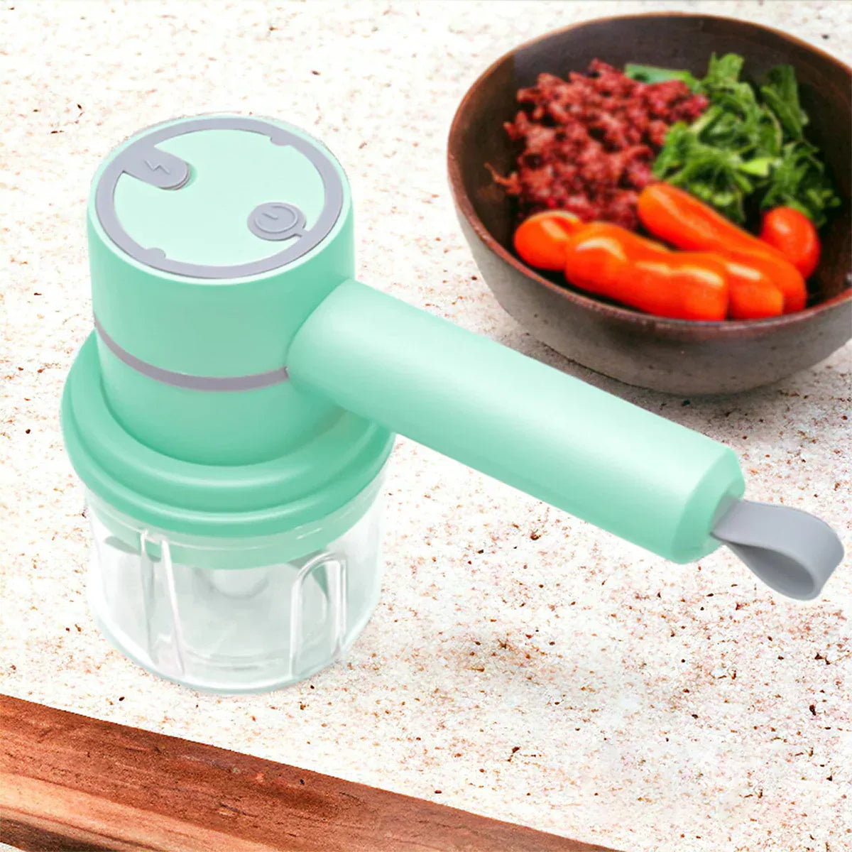 Mixer, mini blender, Naimeed D5212, cu acumulator, Turcoaz