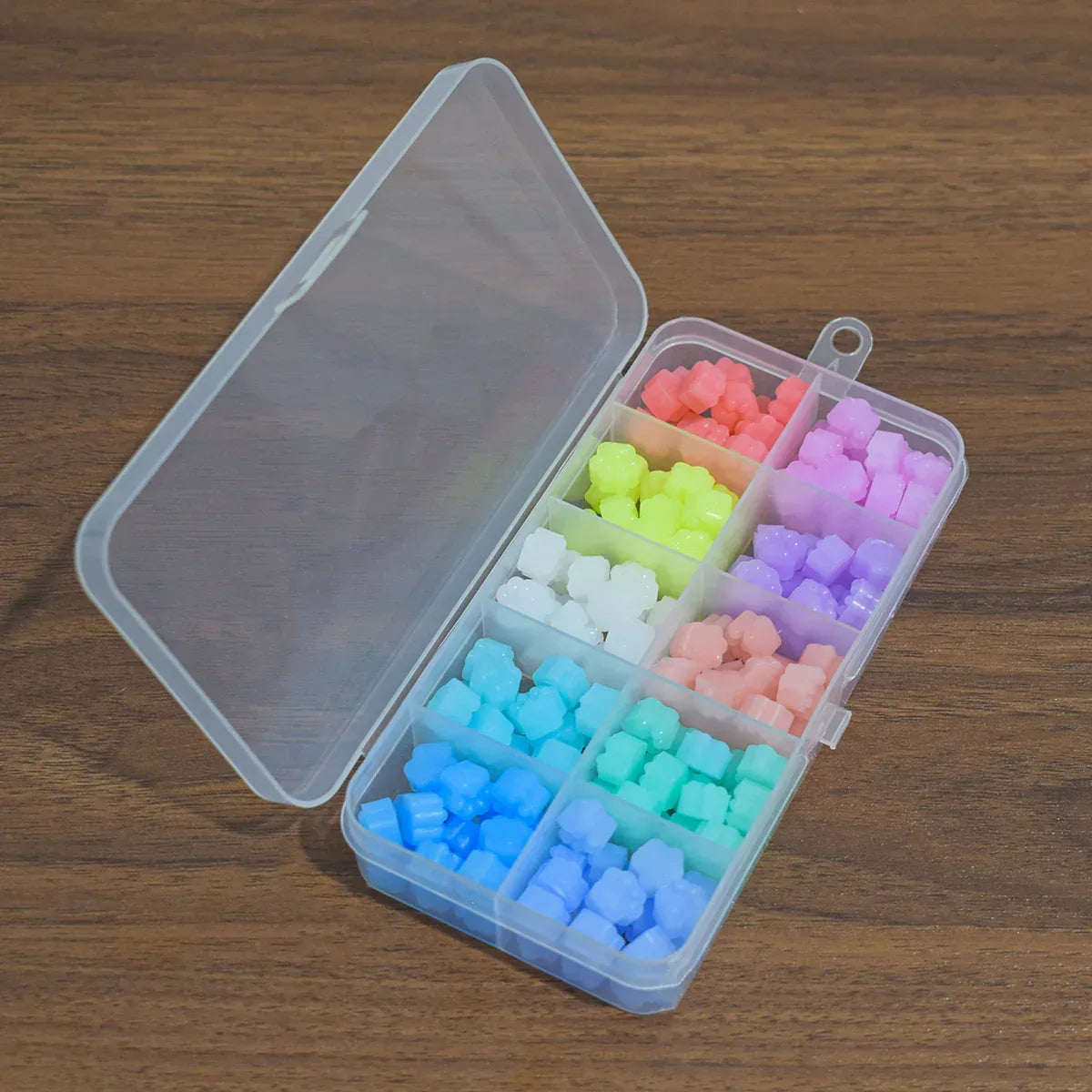 Set ceara multicolora, Naimeed D5221, 10 culori, 45g, multicolor