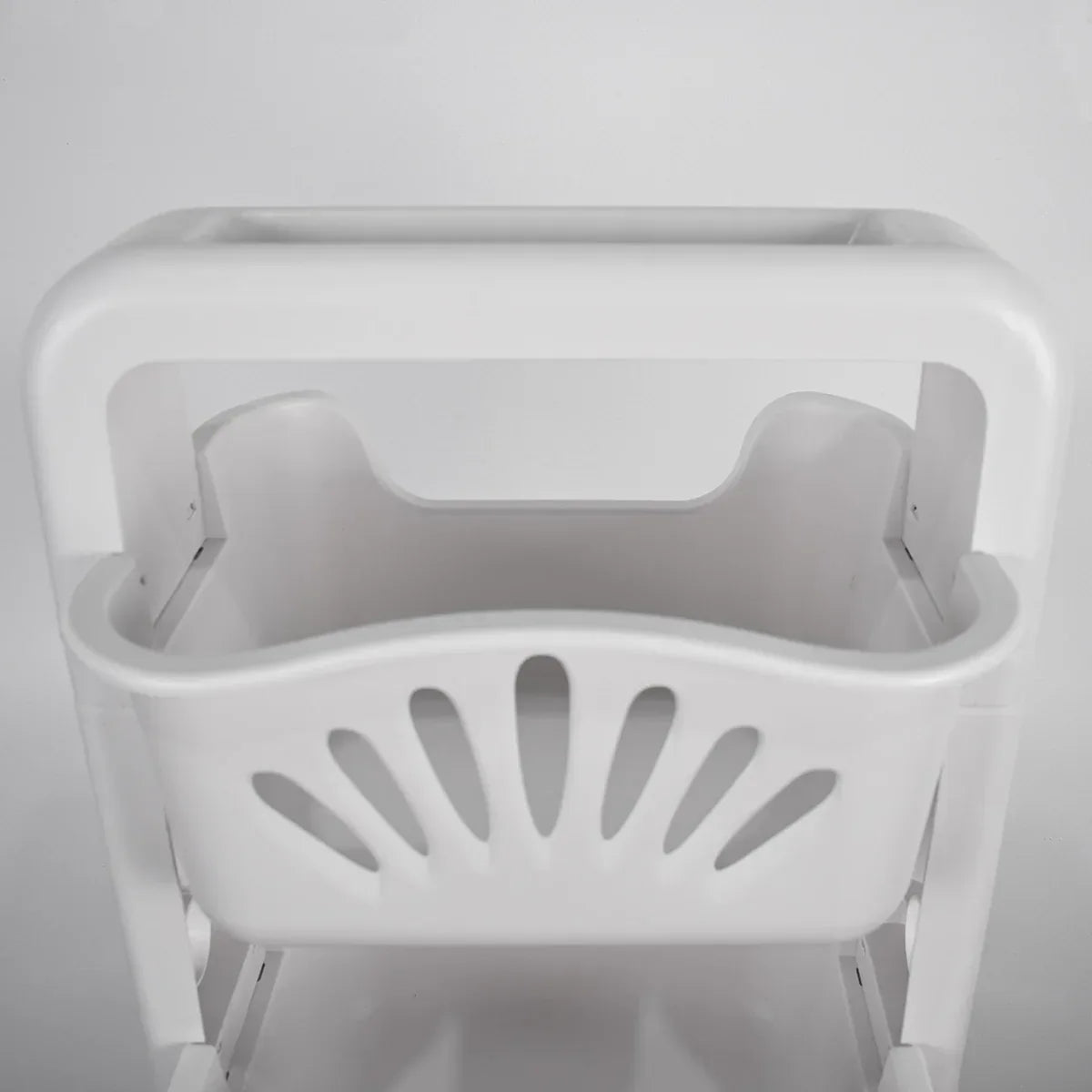 Raft multifunctional, 4 niveluri, Naimeed D5284, Alb, 43x24x115cm