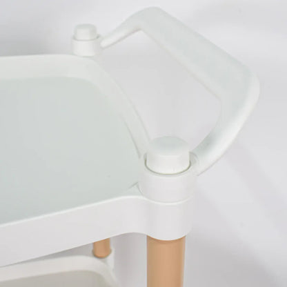 Raft multifunctional, 4 niveluri, Naimeed D5286, Alb, 48x32x108cm