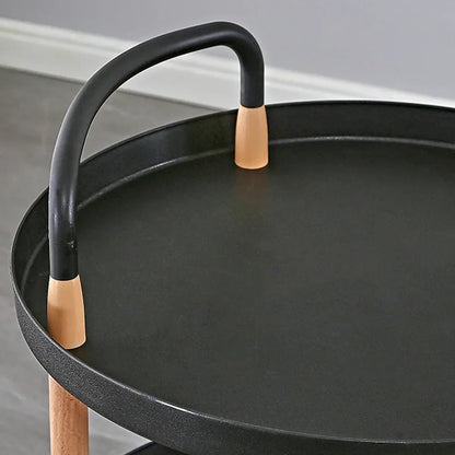 Raft multifunctional, 3 niveluri, Naimeed D5290, Negru, 47x47x90cm