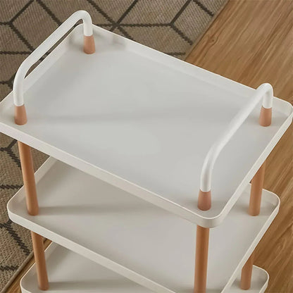 Raft multifunctional, 3 niveluri, Naimeed D5291, Alb, 53x35x87cm