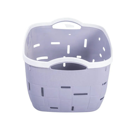 Set 3 cosuri depozitare, Naimeed D5341, D5342, D5343, plastic, 34x27x20 cm, 30x23x16 cm, 26x19x14 cm, Gri