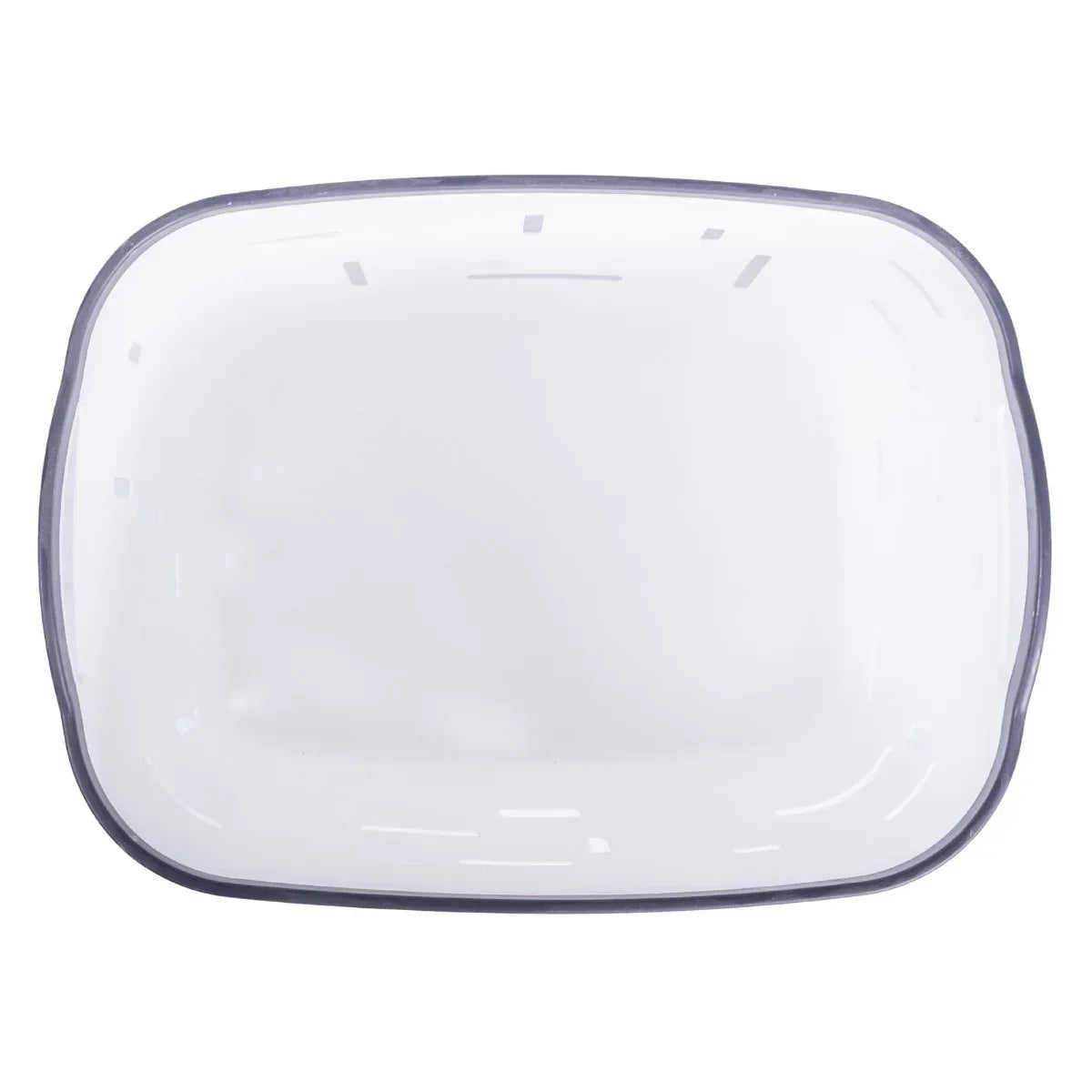 Set 3 cosuri depozitare, Naimeed D5341, D5342, D5343, plastic, 34x27x20 cm, 30x23x16 cm, 26x19x14 cm, Alb