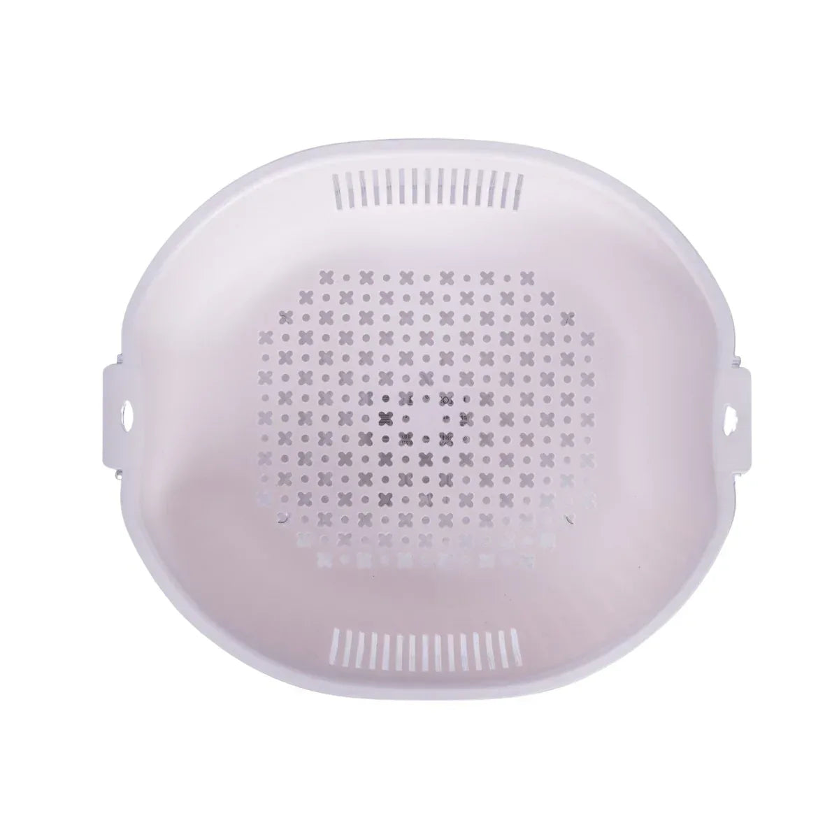 Set strecuratoare cu bol detasabil, Naimeed D5348, plastic, 31x27X12cm, Alb