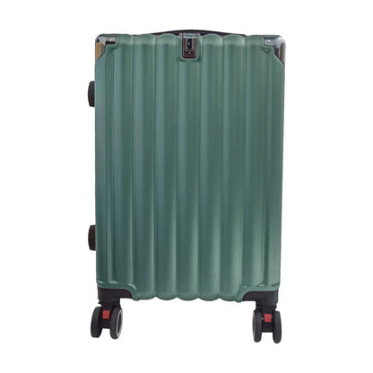 Troler voiaj, Naimeed D5388L, 4 roti duble 360 grade, ABS, inchidere cifru, Verde, 50x31x79cm