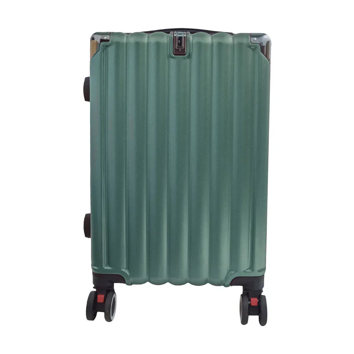 Troler voiaj, Naimeed D5388M, 4 roti duble 360 grade, ABS, inchidere cifru, Verde, 42x27x68cm