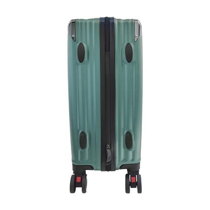 Troler voiaj, Naimeed D5388M, 4 roti duble 360 grade, ABS, inchidere cifru, Verde, 42x27x68cm