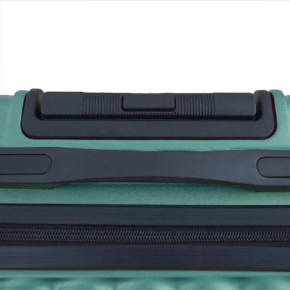 Troler voiaj, Naimeed D5388L, 4 roti duble 360 grade, ABS, inchidere cifru, Verde, 50x31x79cm