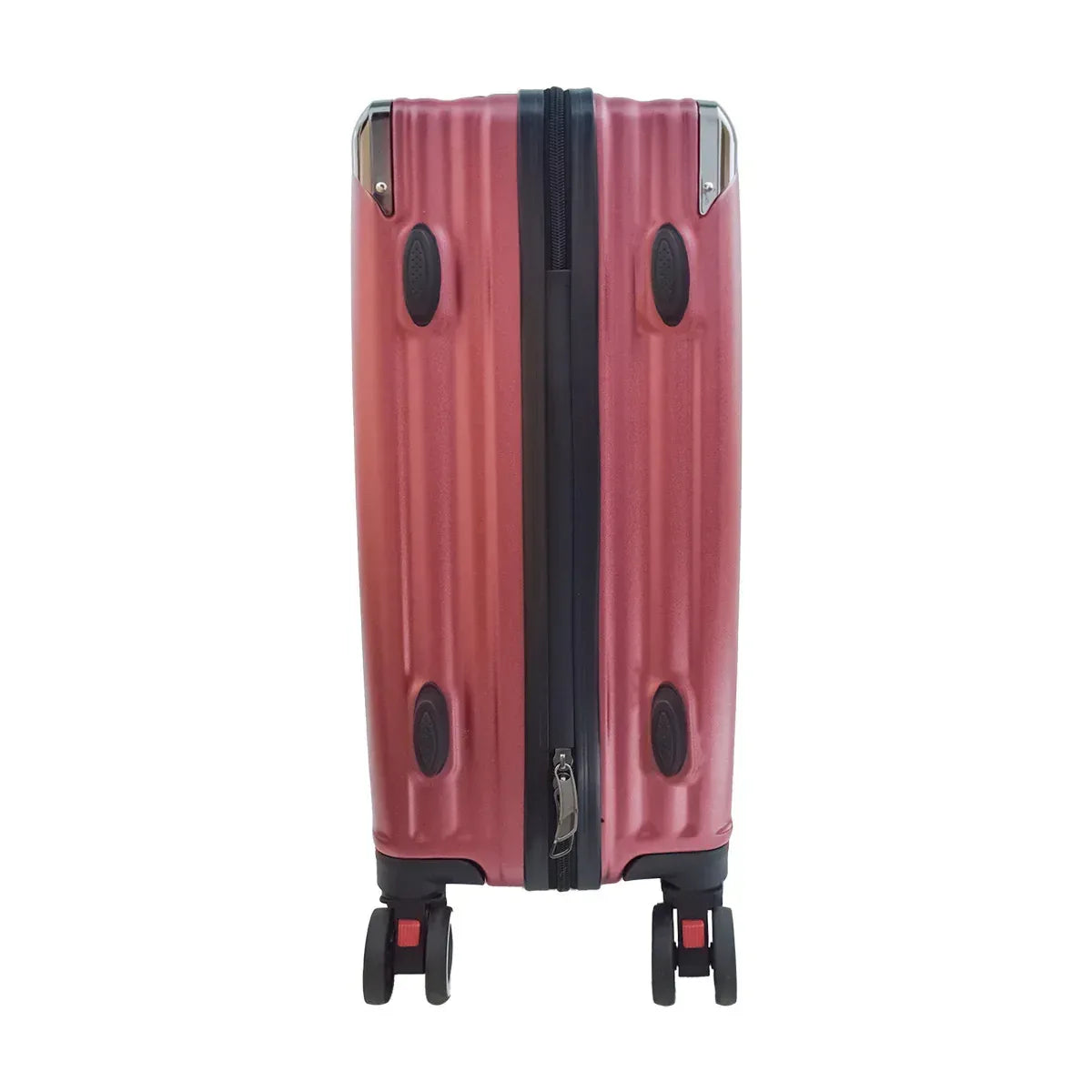 Troler voiaj, Naimeed D5390S, 4 roti duble 360 grade, ABS, inchidere cifru, Rosu, 38x23x60cm