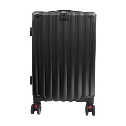 Troler voiaj, Naimeed D5391S, 4 roti duble 360 grade, ABS, inchidere cifru, Negru, 38x23x60cm