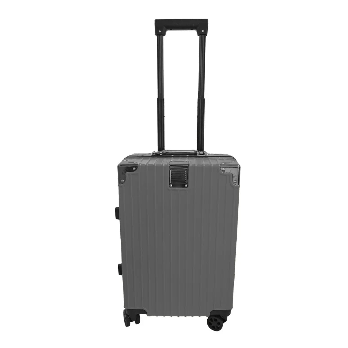 Troler, cabina avion, Naimeed D5394S, Premium Voyage, 4 roti duble 360 grade, ABS, inchidere cifru, Gri, 34x23x55cm