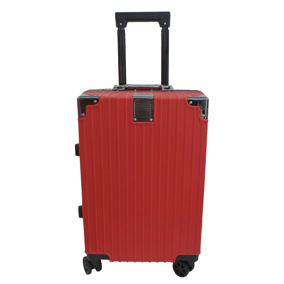 Troler, bagaj de cala, Naimeed D5395L, Premium Voyage, 4 roti duble 360 grade, ABS, inchidere cifru, Rosu, 44x29x71cm