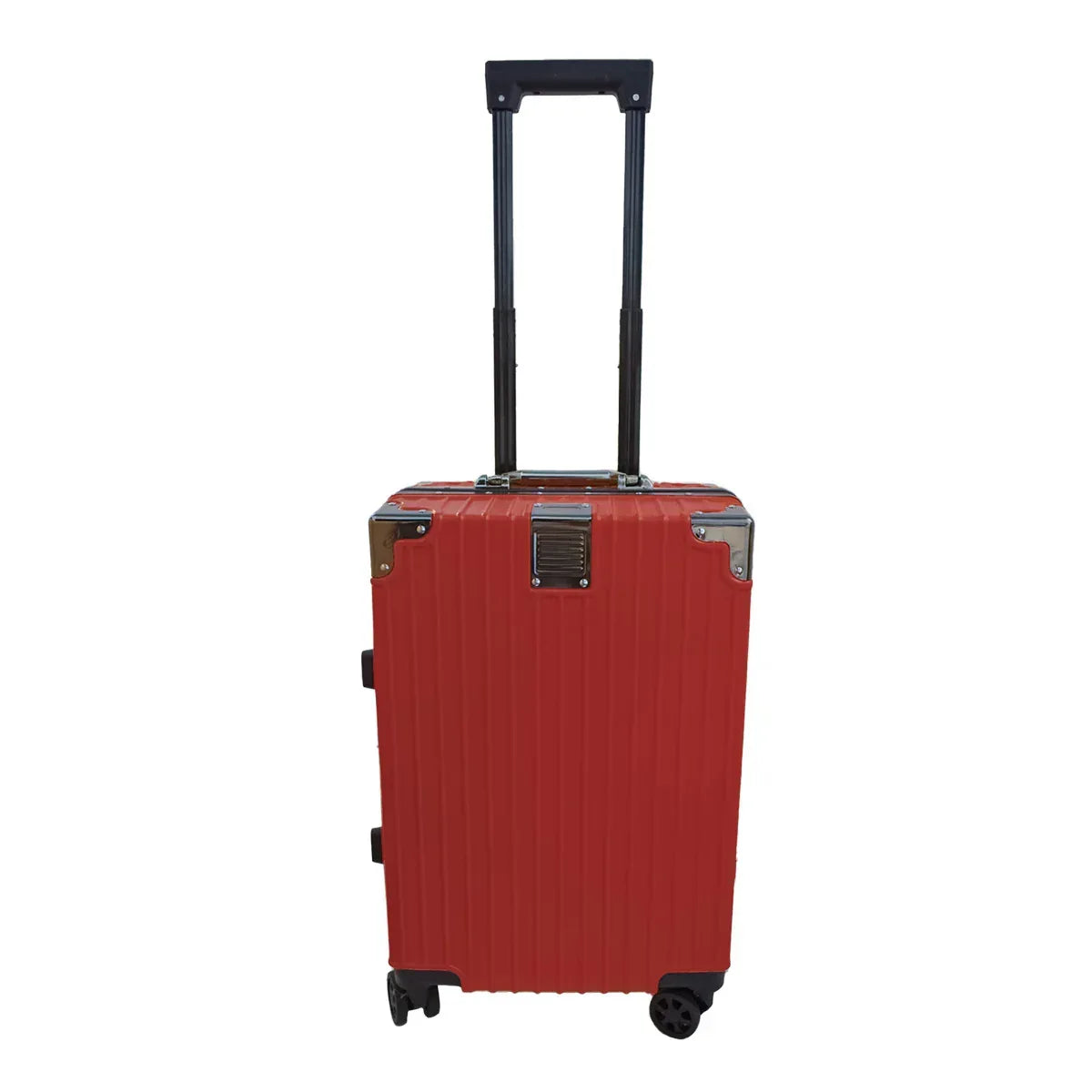 Troler, bagaj de cala, Naimeed D5395L, Premium Voyage, 4 roti duble 360 grade, ABS, inchidere cifru, Rosu, 44x29x71cm