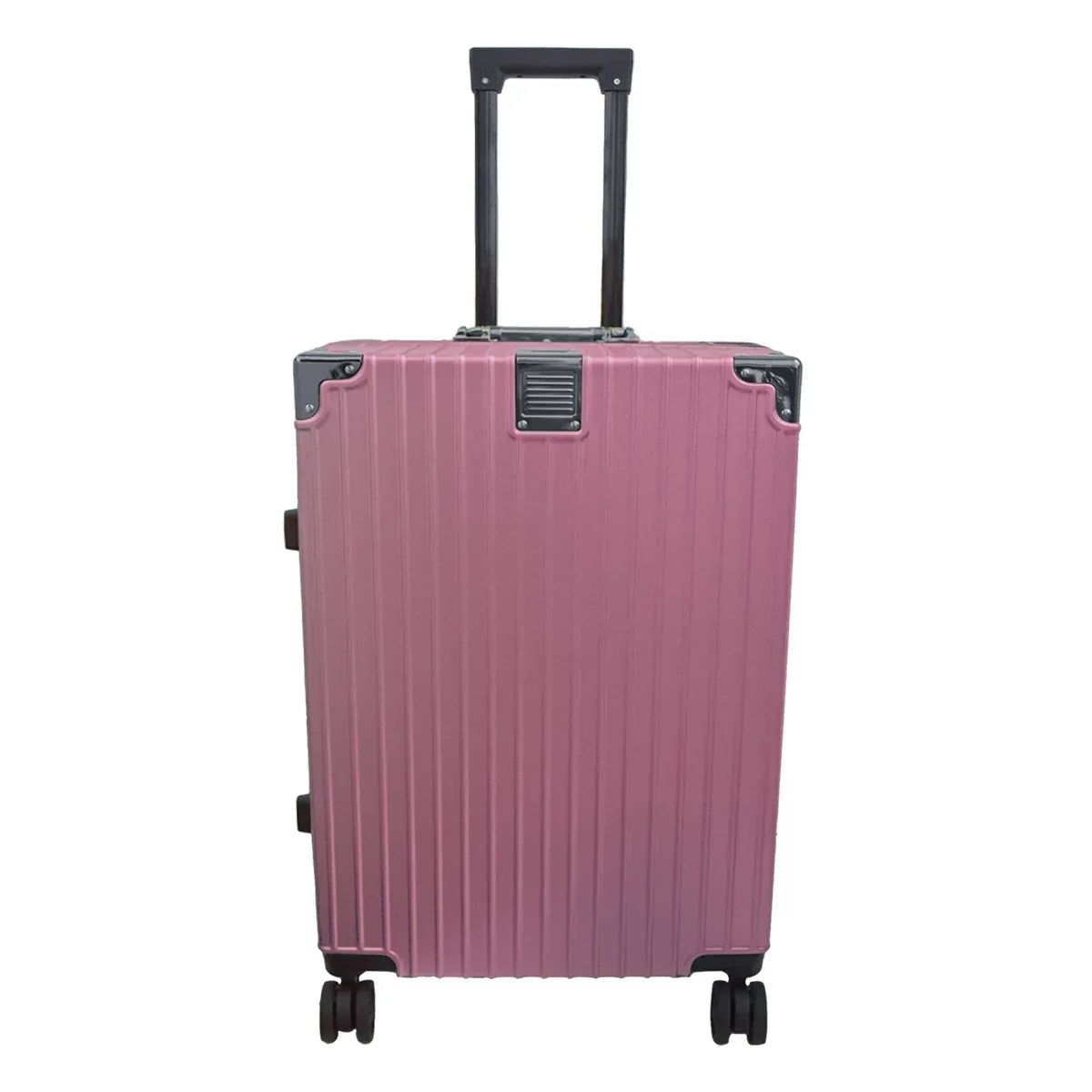 Troler, bagaj de cala, Naimeed D5399L, Premium Voyage, 4 roti duble 360 grade, ABS, inchidere cifru, Roz, 50x33x77cm