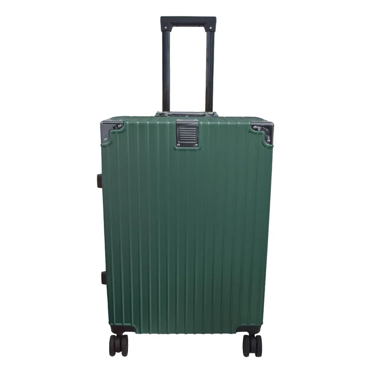 Troler, bagaj de cala, Naimeed D5401M, Premium Voyage, 4 roti duble 360 grade, ABS, inchidere cifru, Verde, 42x28x68cm