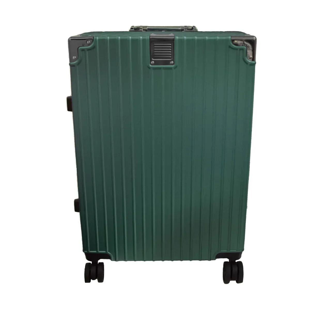 Troler, bagaj de cala, Naimeed D5401L, Premium Voyage, 4 roti duble 360 grade, ABS, inchidere cifru, Verde, 50x33x77cm