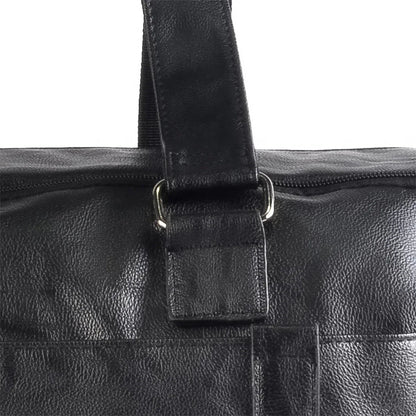 Geanta voiaj, pentru avion, piele ecologica, Naimeed D5405, Companion, Negru, 50x18x28cm