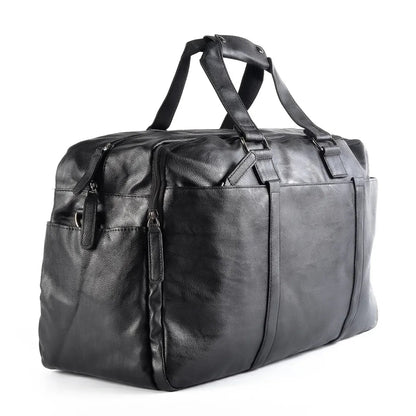 Geanta voiaj, pentru avion, piele ecologica, Naimeed D5405, Companion, Negru, 50x18x28cm