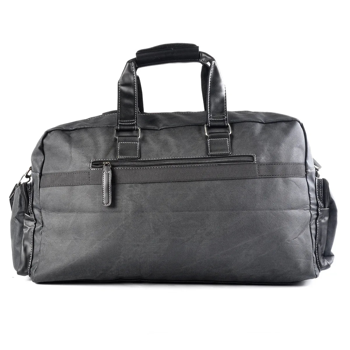 Geanta voiaj, pentru avion, piele ecologica, Naimeed D5407, Companion, Gri, 48x17x27cm